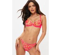 Ann Summers Women's Tropical Oasis Brazilian Knickers in Pink | Size: 8 Ann Summers Pink 8