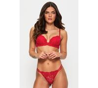 Ann Summers Women's Valentines Sexy Lace String in Red | Size: 18 Ann Summers Red 18