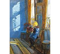 Anna Ancher Sunlight In The Blue Room Art Print Canvas Premium Wall Decor Poster Mural