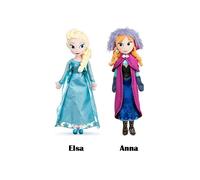 (Anna and Elsa, 50cm) 2pc Disney Frozen Fever Elsa And Anna Plush Dolls kid fun new
