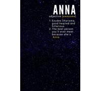 Anna Awesome Name: custom name Notebook | personalized gifts for women | personalised for Anna