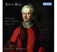 Anna Bon Anna Bon: Sei Sonate Per Il Cembalo, Op. II, 1757 (CD) Album