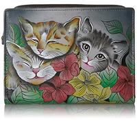 Anna by Anuschka Anuschka Handpainted Leather Women's Two Fold Wallet Wallet