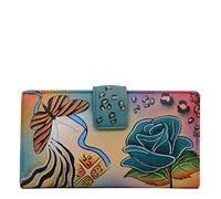 Anna by Anuschka Women's 1833-RSF Wallet, Rose Safari, One Size