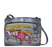 Anna by Anuschka Women's 8265-HCM Cross Body Organizer, Happy Camper, One Size