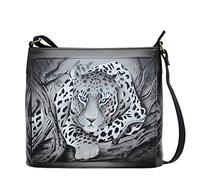 Anna by Anuschka Women's 8371 Cross Body, African Leopard, One Size
