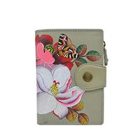 Anna by Anuschka Women's Hand Painted Genuine Leather Ladies Wallet, Dreamy Blossoms, One Size