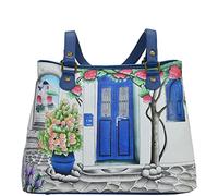 Anna by Anuschka Women's Leather Shoulder Satchel, Magical Greece, One Size