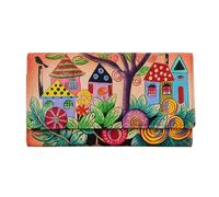 Anna by Anuschka Women's, Village of Dreams, 1860 Wallet, 4 x 7.5 US