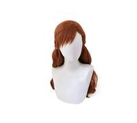 Anna Cosplay Wig Princess Braid Wigs Hair Long Brown Wave Cosplay Costume Halloween Heat Resistant Synthetic Wig MZ-1453