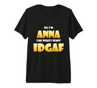 Anna Costume IDGAF Meme Funny Halloween Costume for Annas Premium T-Shirt
