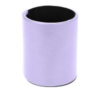Anna Cowper Lilac Pen Holder for Desk, Pencil Holder Desktop Organizers Stationery Supplies Storage, Cute Pencil Cup for Makeup Brush/Art Supplies, Office, Home, Leather