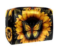 Anna Cowper Mushrooms Cosmetic Bags, Portable Travel Makeup Bags with Zipper, PVC Cosmetic Pouch Small Toiletry Bag Organizer Bags, Multicolor 20, One Size