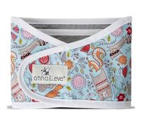 Anna & Eve® - Baby Swaddle Strap®, Adjustable Arms Only Wrap for Safe Sleeping - Small Size Fits Chest 13.5 to 17, Woodland Blue