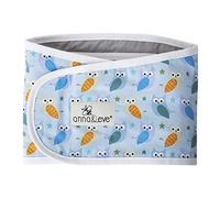 Anna & Eve Swaddle Strap Large Owls Blue/Green