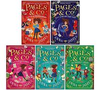 Anna James Pages & Co Collection 5 Books Set (Tilly and the Bookwanderers, Tilly and the Lost Fairy Tales, Tilly and the Map of Stories, The Book Smugglers & The Treehouse Library)