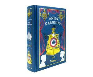 Anna Karenina Deluxe Leather Bound By Leo Tolstoy - Timeless Literary Fiction Hardback Classic Historical Novel