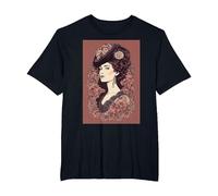 Anna Karenina - Tolstoy Portrait T-Shirt, Men's Big and Tall, Black, 2X Tall