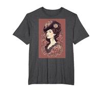 Anna Karenina - Tolstoy Portrait T-Shirt, Men's Big and Tall, Dark Heather Grey, 2X Tall