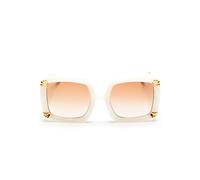 ANNA-KARIN KARLSSON Strawberry Moon oversized-frame sunglasses - White One Size