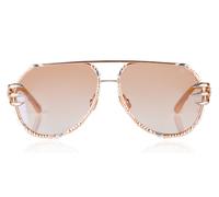 Anna-Karin Karlsson THE CLAW PILOT Rose Gold Womenâs Sunglasses Gold Size 62