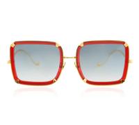 Anna-Karin Karlsson WHITE MOON Red Women’s Sunglasses Gold Size 56