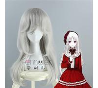 Anna Kushina Cosplay Wig K Anime K-project Silver Long Straight Costume Play Wigs for Halloween Party