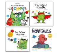 Anna Llenas And Rachel Bright Collection 4 Books Set (The Colour Monster, A Colour Activity Book, Colour Monster Goes To School,