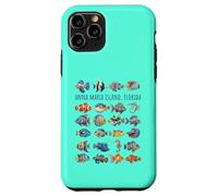 Anna Maria Island Florida Colorful Fish Design Case for iPhone 11 Pro
