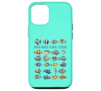 Anna Maria Island Florida Colorful Fish Design Case for iPhone 12/12 Pro