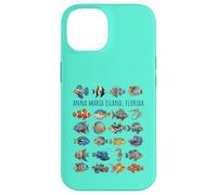 Anna Maria Island Florida Colorful Fish Design Case for iPhone 14