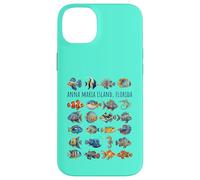 Anna Maria Island Florida Colorful Fish Design Case for iPhone 14 Plus