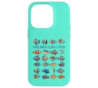 Anna Maria Island Florida Colorful Fish Design Case for iPhone 14 Pro