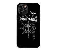 Anna Maria Island Florida Compass Rose Anchor FL Maritime Case for iPhone 11 Pro