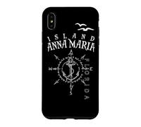 Anna Maria Island Florida Compass Rose Anchor FL Maritime Case for iPhone XS Max