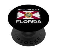 Anna Maria Island Florida Flag Design PopSockets Adhesive PopGrip