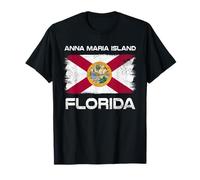 Anna Maria Island Florida Flag Design T-Shirt