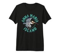 Anna Maria Island Florida Pelican Design Premium T-Shirt