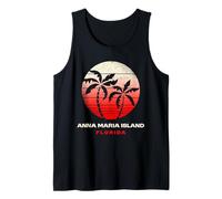 Anna Maria Island Florida Sunset Design Tank Top