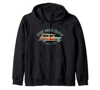 Anna Maria Island Florida vintage surfing Zip Hoodie