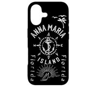 Anna Maria Island Souvenir Compass Rose Case for iPhone 17