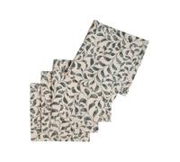 Anna Michelle Cotton Cloth Napkins Set of 4 Washable and Reusable Table Dinner Napkins Ideal for Dining, Events and Everyday Use (Blue)