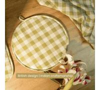 Anna Michelle Cotton Hob Covers 36 cm Cotton Hob Mats with Terry Towelling Base for Gas, Oil, Electric and Induction Single Hob Protector (Green)