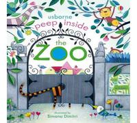 Anna Milbourne Peep Inside the Zoo Board book Book Anna Milbourne Multicolor