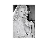 Anna Nicole Smith Retro Poster Actress Canvas Art And Wall Art Picture Print Modern Family Bedroom Decors 08x12inch(20x30cm)