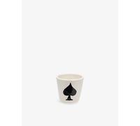 Anna + Nina Anna + Nina Ace Of Spades Ceramic Espresso Cup Black