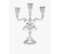 Anna + Nina Anna + Nina Argent Swans Brass Candle Holder Silver