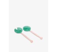 Anna + Nina Anna + Nina Coastal Resin Salad Server Set Green