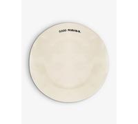 Anna + Nina Anna + Nina Good Morning Ceramic Breakfast Plate 22cm White