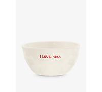 Anna + Nina Anna + Nina I Love You Ceramic Bowl 14cm White